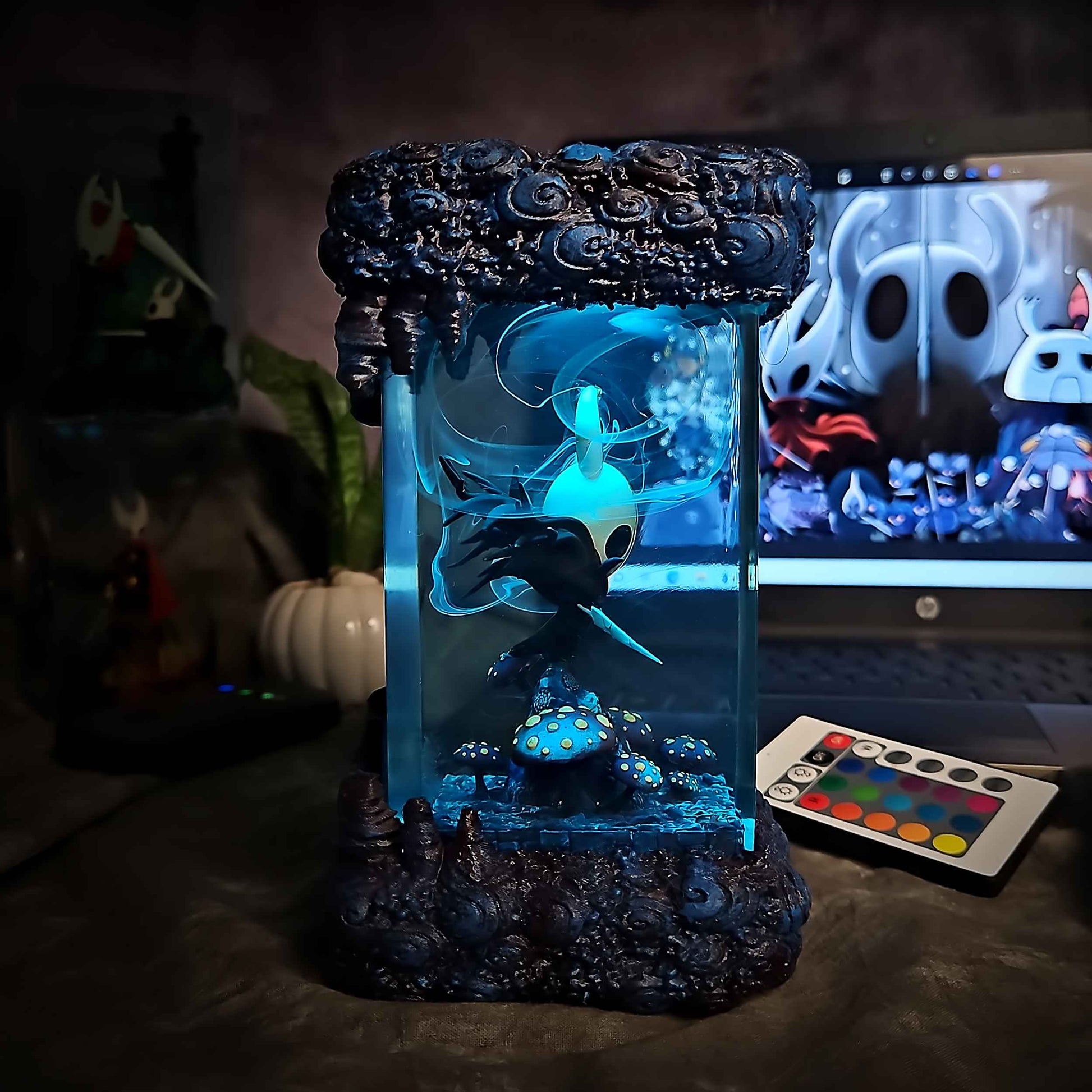 Spectral Bug Pilgrim Resin Lamp V2