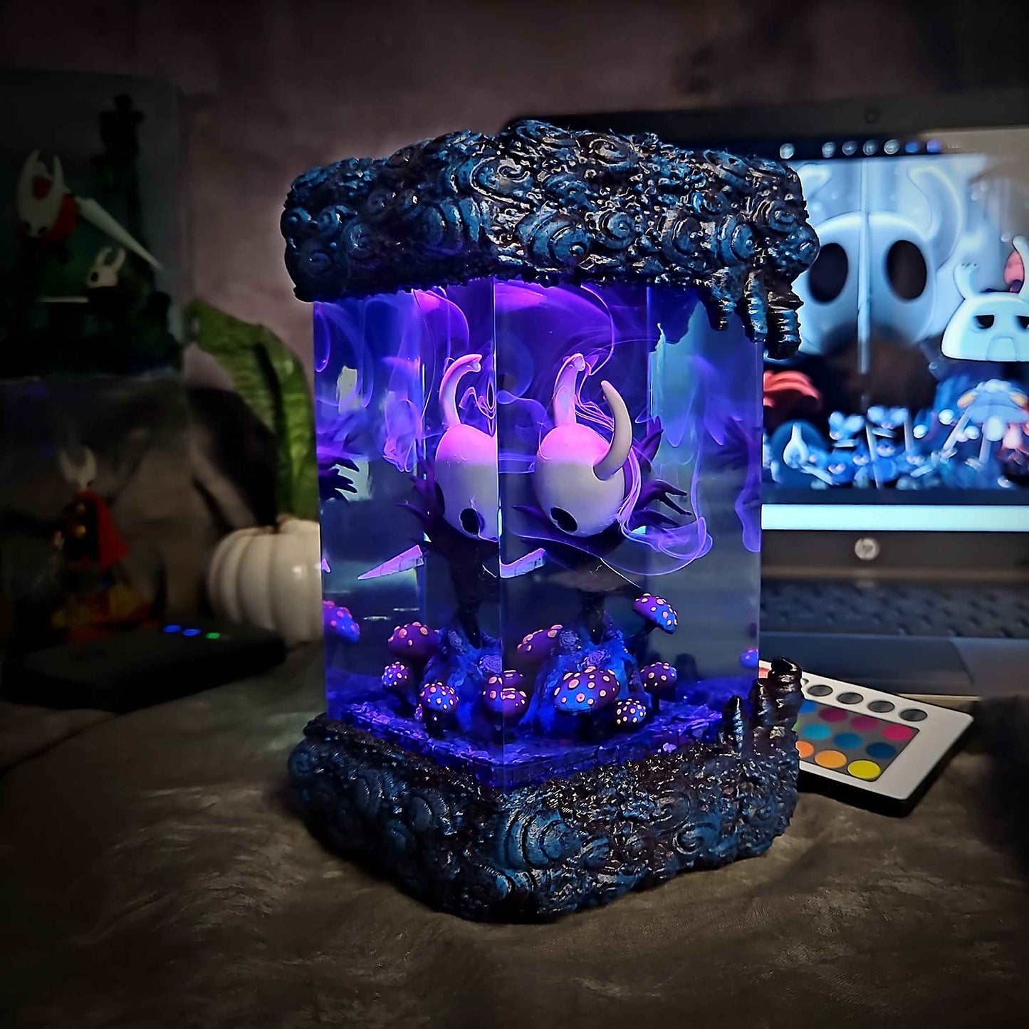 Spectral Bug Pilgrim Resin Lamp V2
