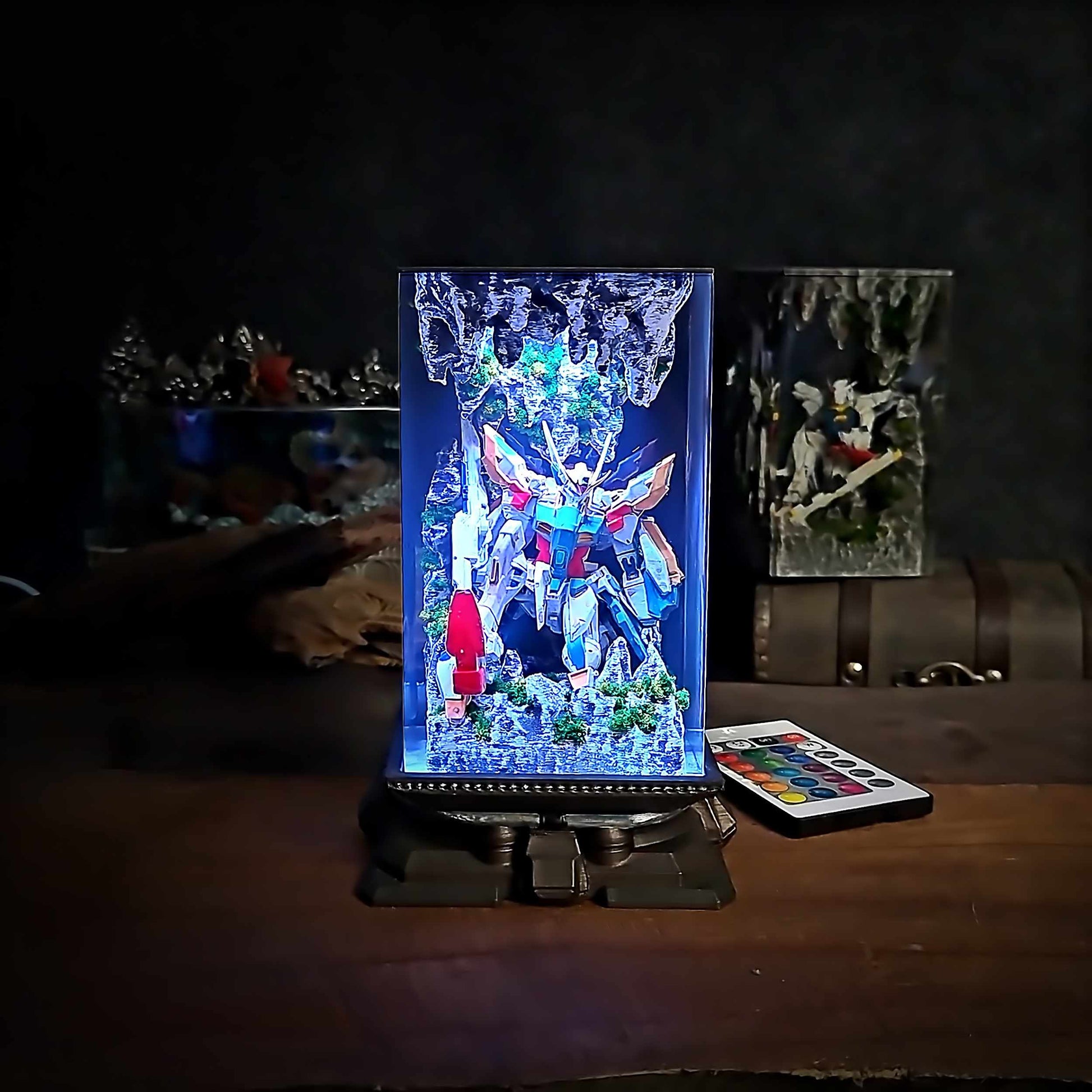 Wing Mecha Pilot Armor Resin Lamp