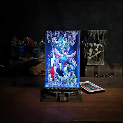 Wing Mecha Pilot Armor Resin Lamp