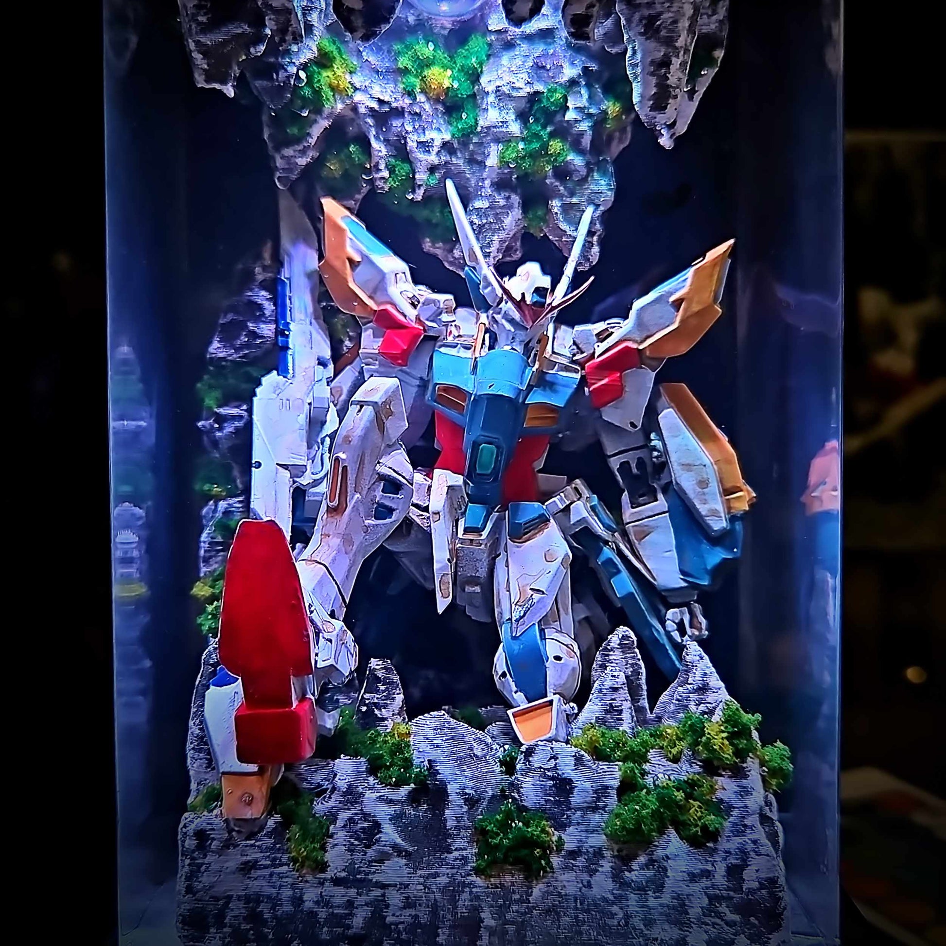 Wing Mecha Pilot Armor Resin Lamp