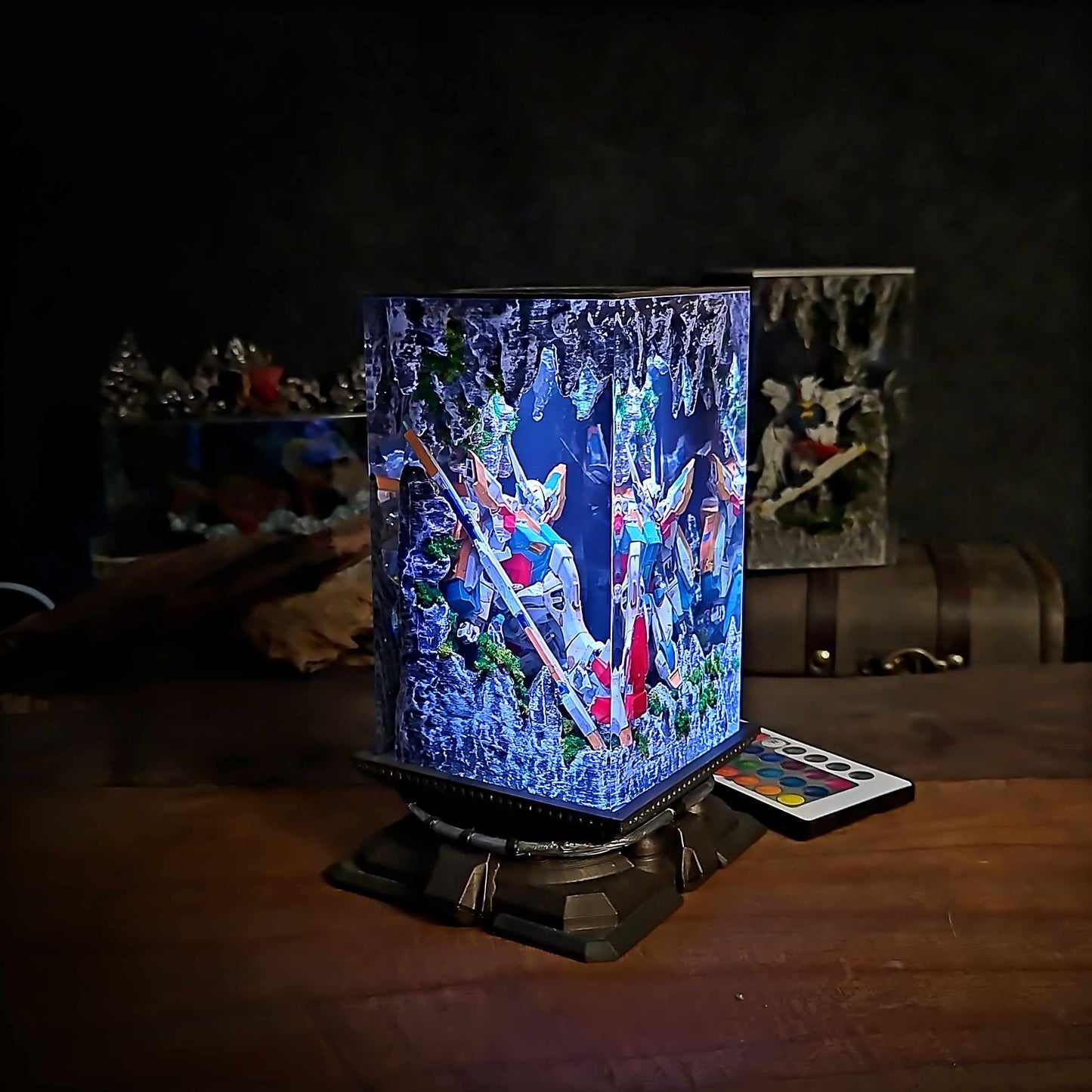 Wing Mecha Pilot Armor Resin Lamp