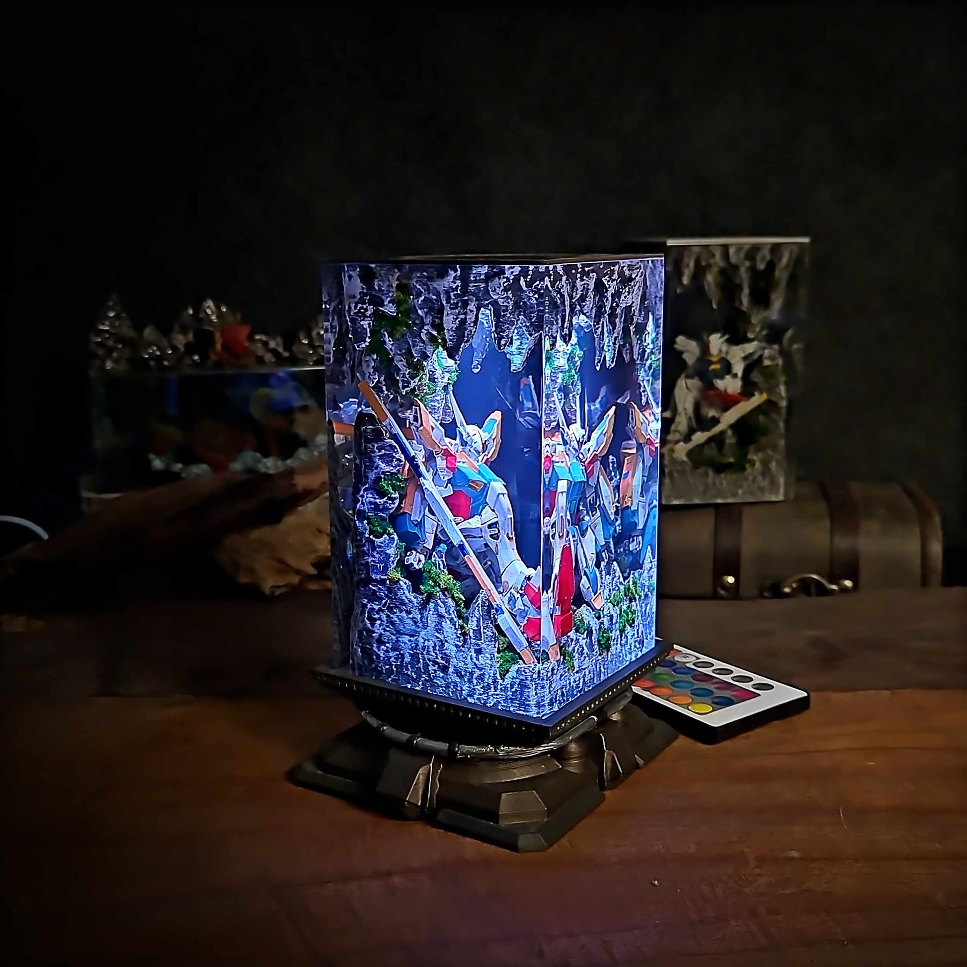 Wing Mecha Pilot Armor Resin Lamp
