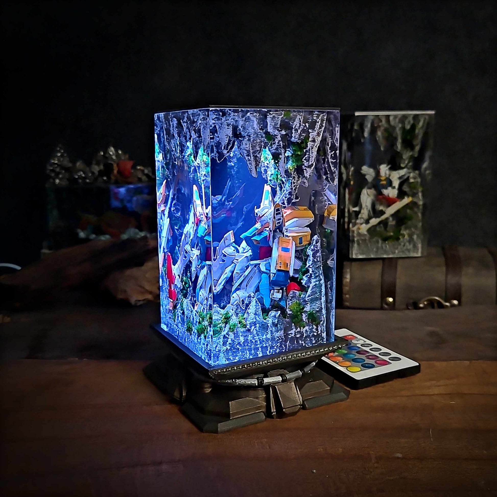 Wing Mecha Pilot Armor Resin Lamp
