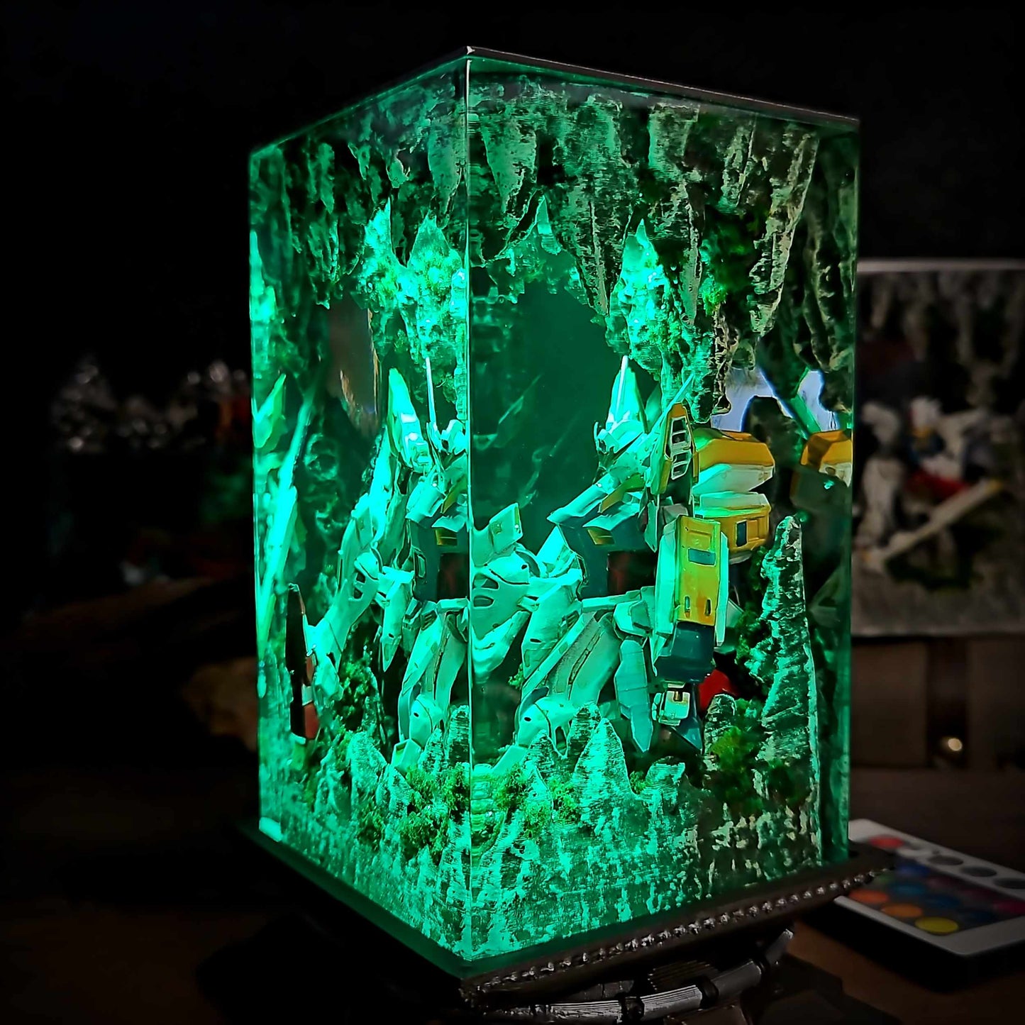 Wing Mecha Pilot Armor Resin Lamp