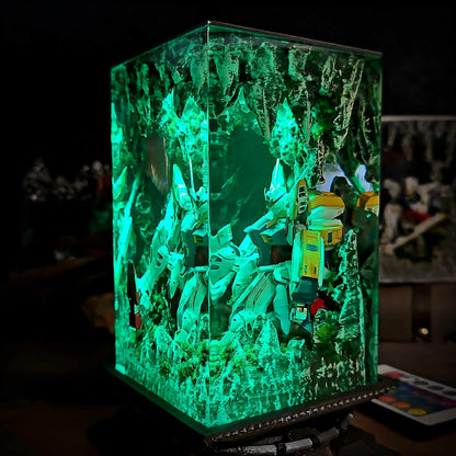 Wing Mecha Pilot Armor Resin Lamp