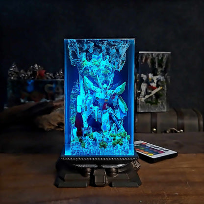 Wing Mecha Pilot Armor Resin Lamp