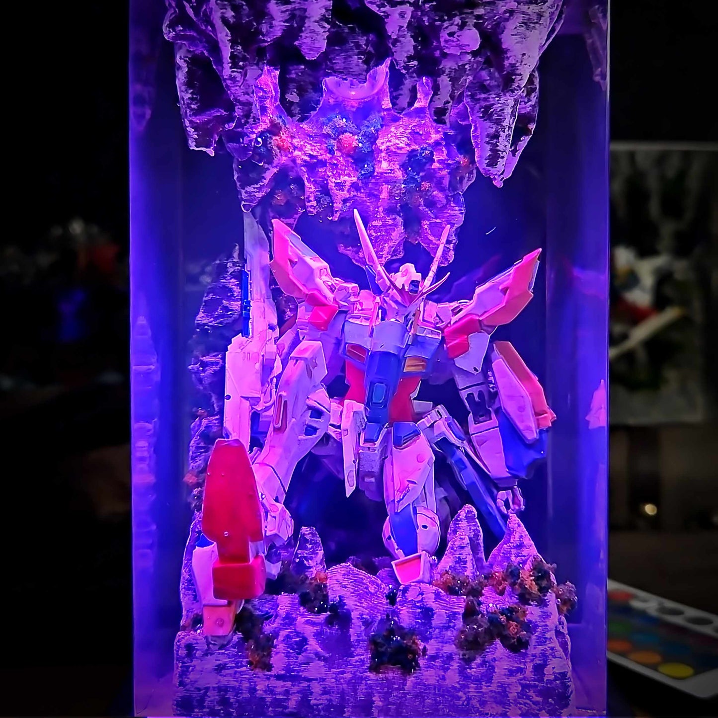 Wing Mecha Pilot Armor Resin Lamp