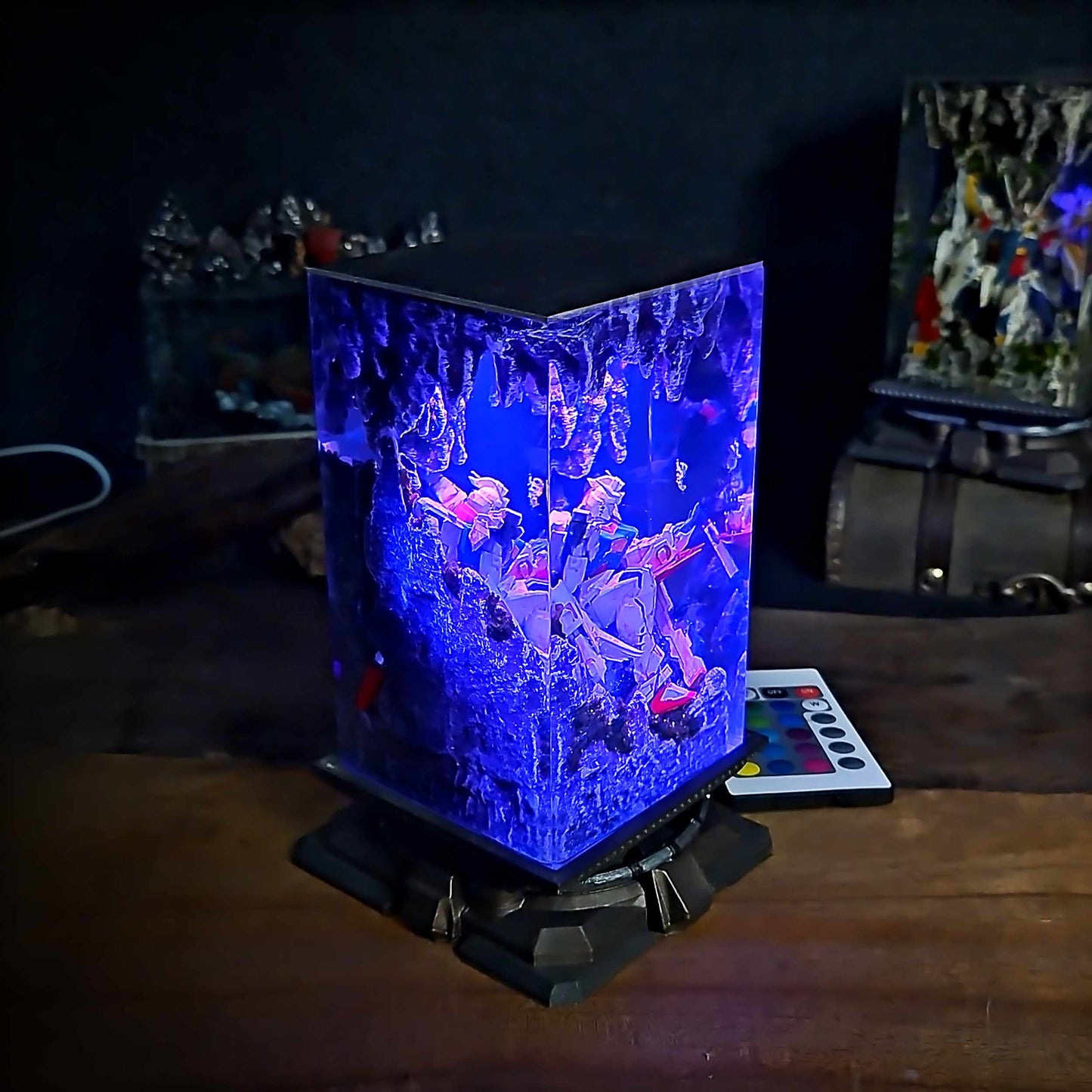 Classic Mecha Pilot Armor Resin Lamp