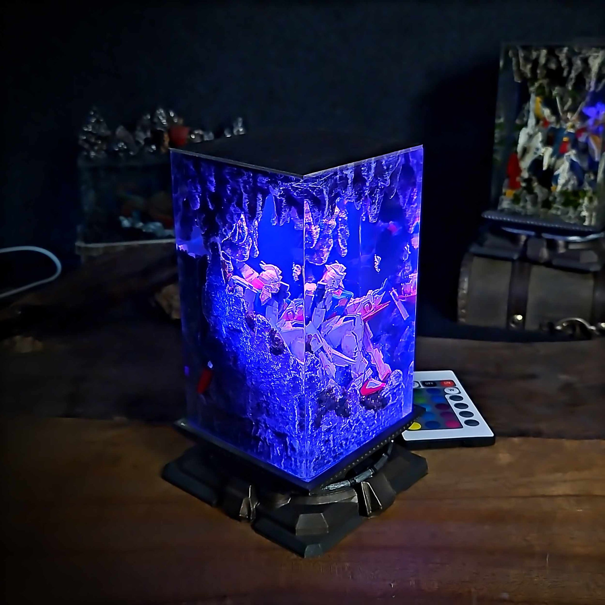 Classic Mecha Pilot Armor Resin Lamp