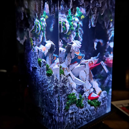 Classic Mecha Pilot Armor Resin Lamp
