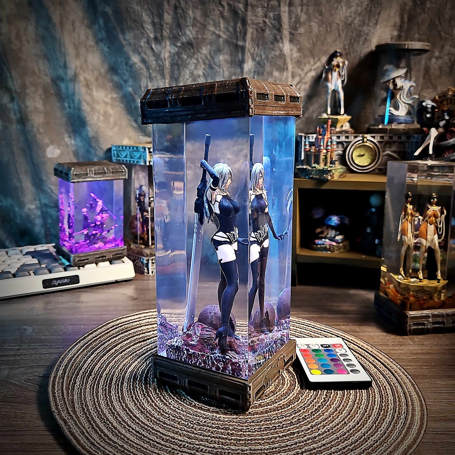 Rogue Combat Android Resin Lamp