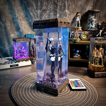 Rogue Combat Android Resin Lamp