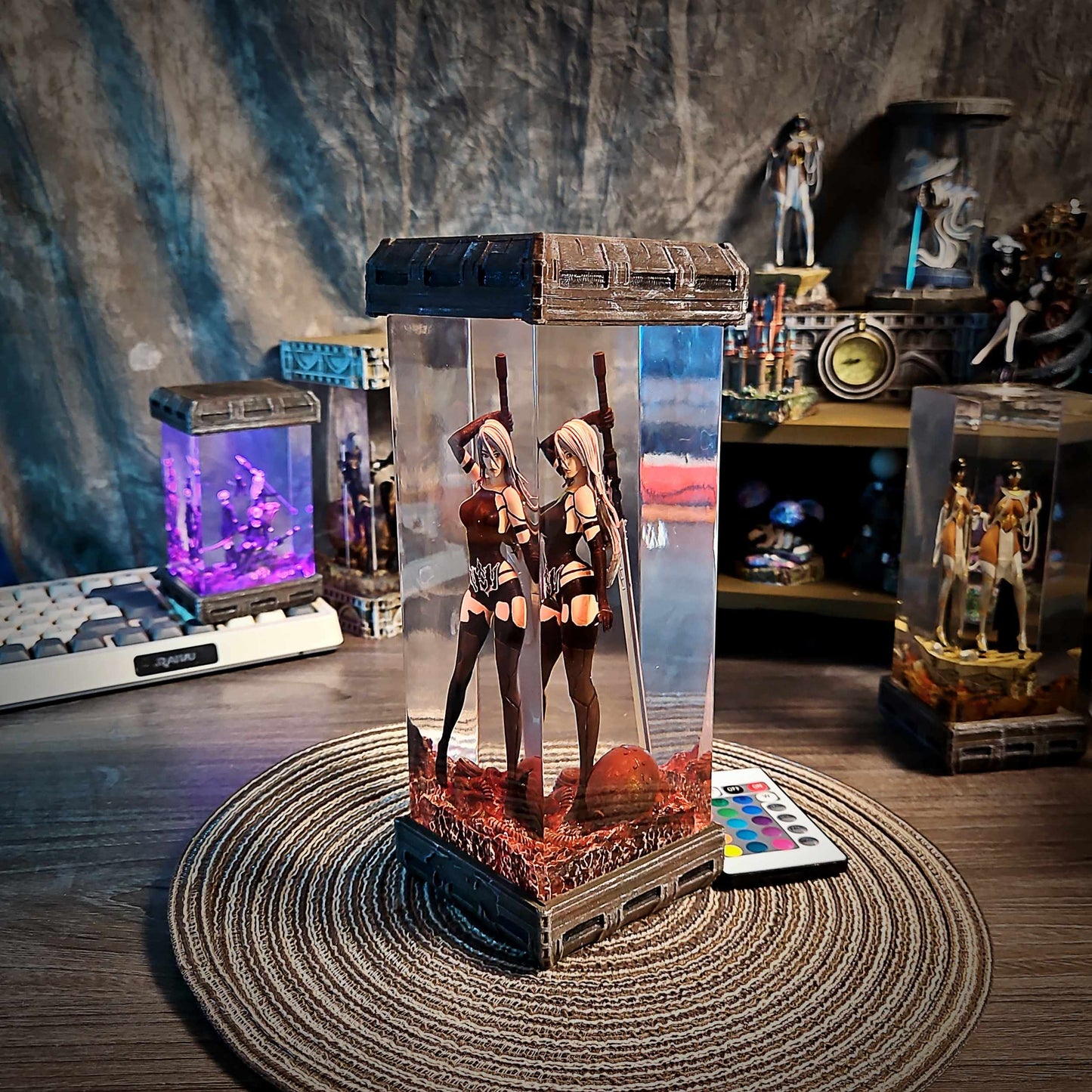 Rogue Combat Android Resin Lamp