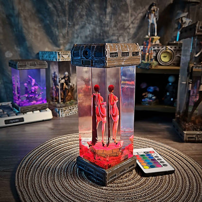 Prototype Android Resin Lamp