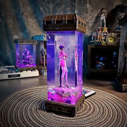Prototype Android Resin Lamp