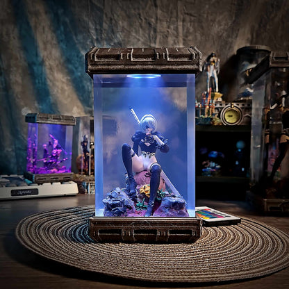 Combat Maiden Android Resin Lamp V2