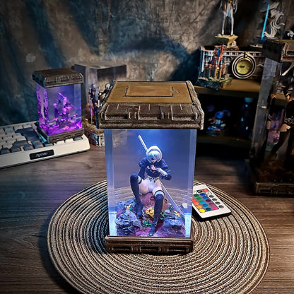 Combat Maiden Android Resin Lamp V2