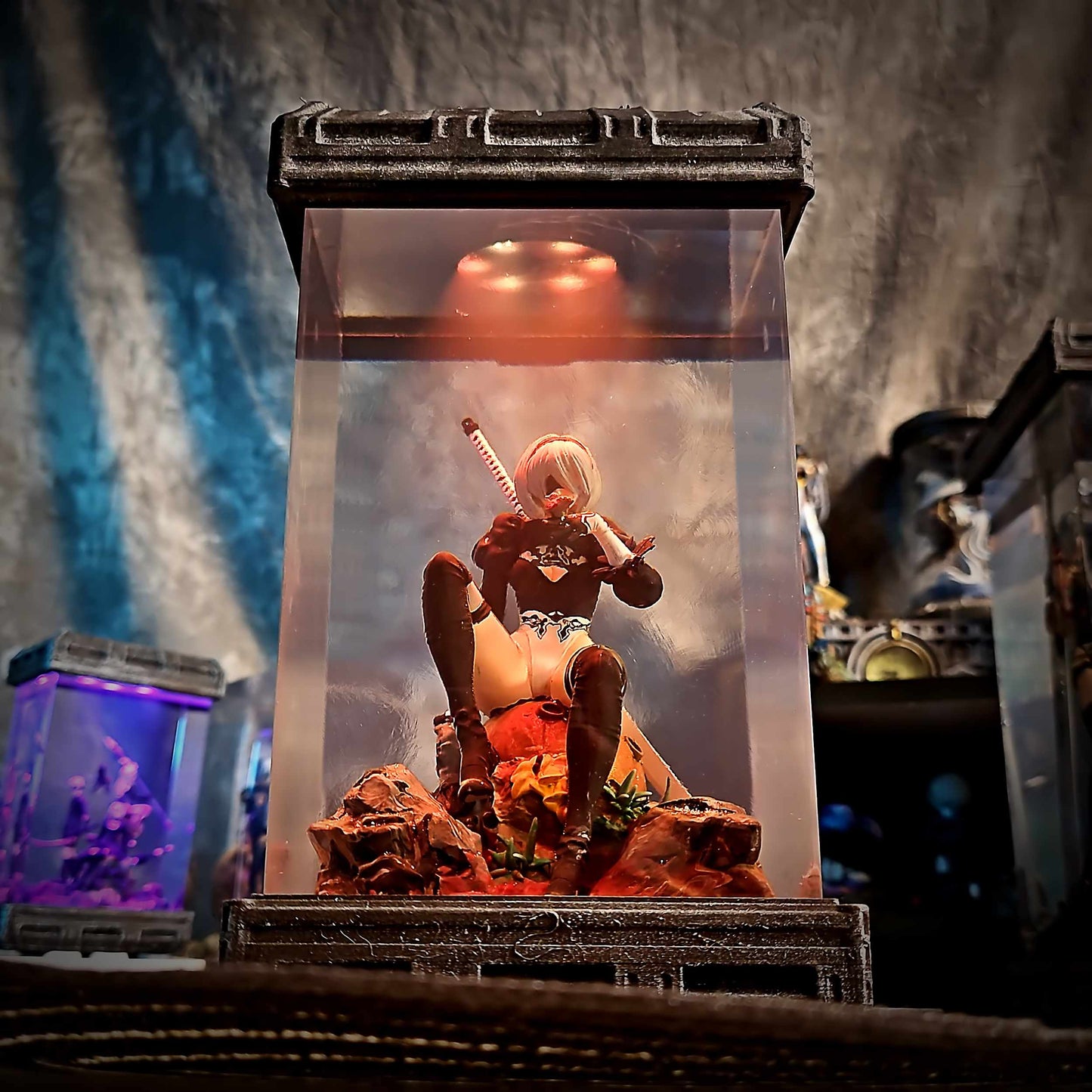 Combat Maiden Android Resin Lamp V2