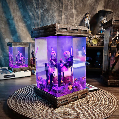 Combat Maiden Android Resin Lamp V2
