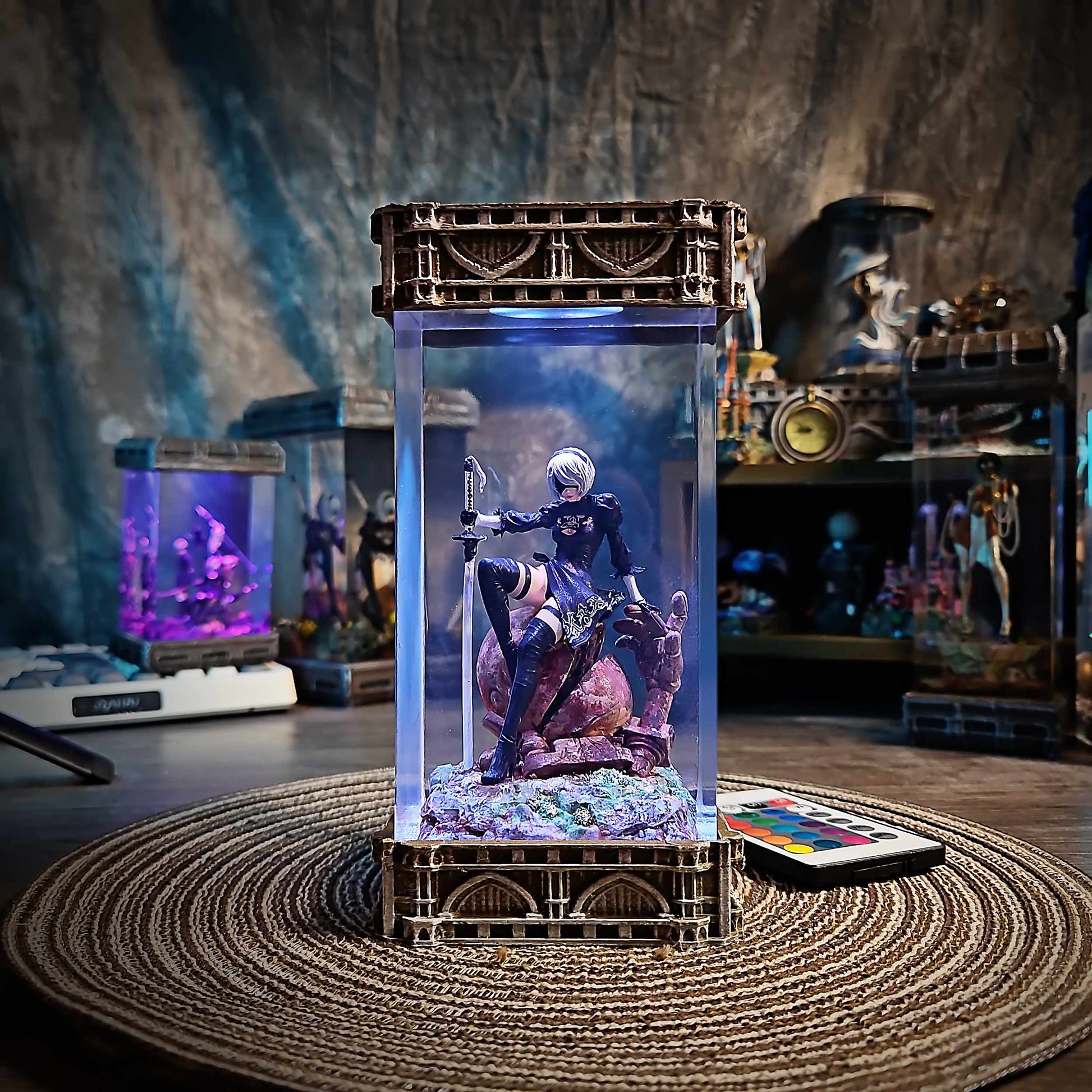 Combat Maiden Android Resin Lamp V3