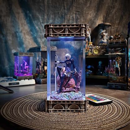 Combat Maiden Android Resin Lamp V3