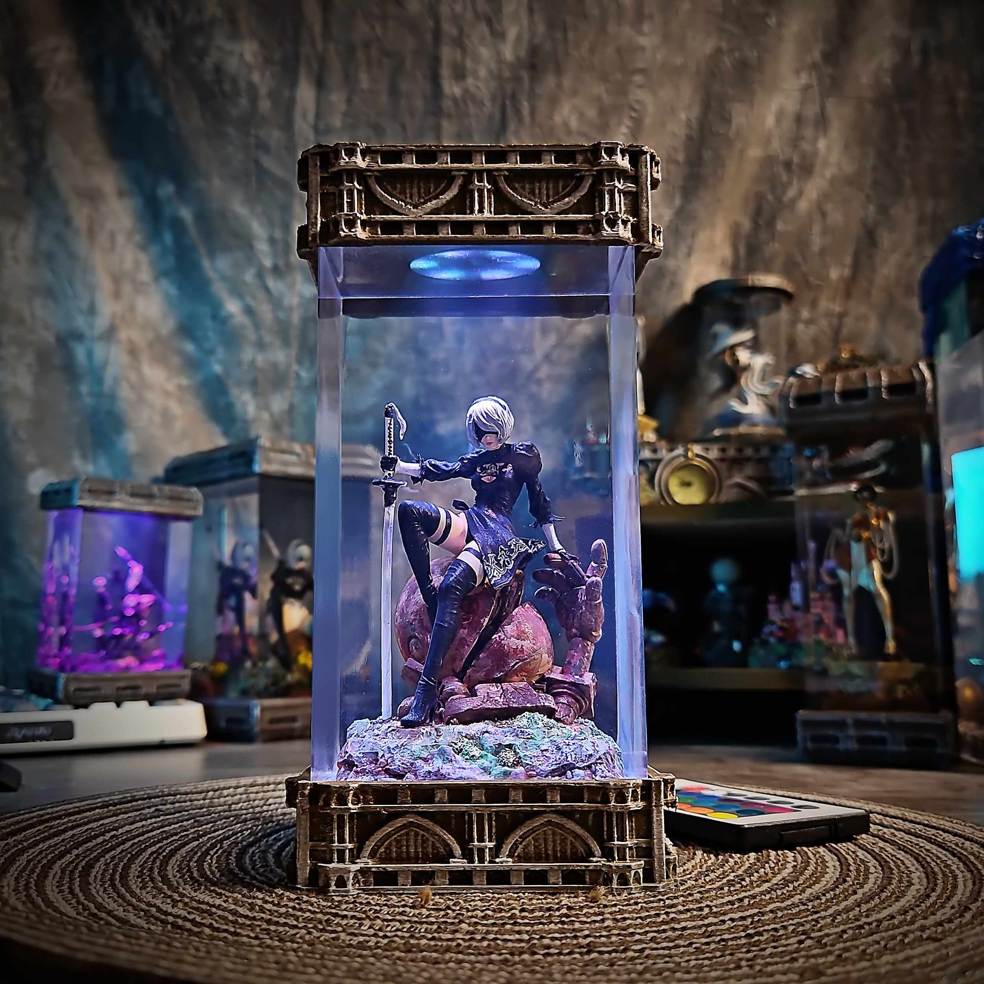 Combat Maiden Android Resin Lamp V3