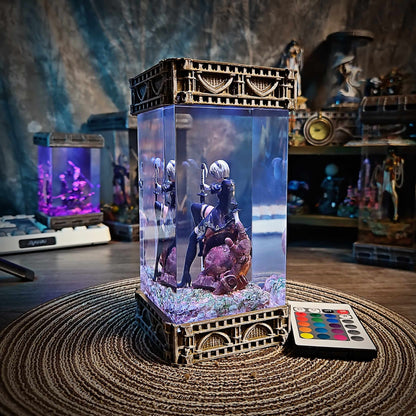 Combat Maiden Android Resin Lamp V3