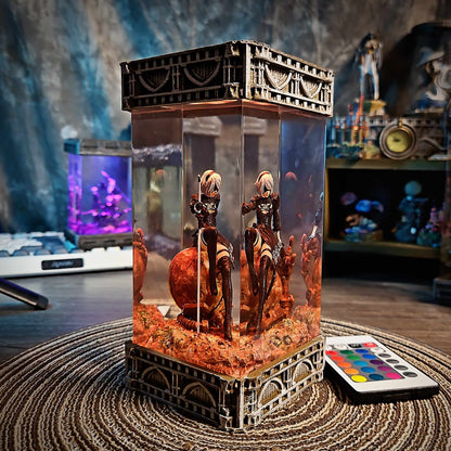 Combat Maiden Android Resin Lamp V3