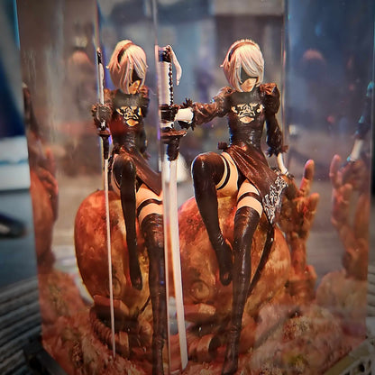 Combat Maiden Android Resin Lamp V3