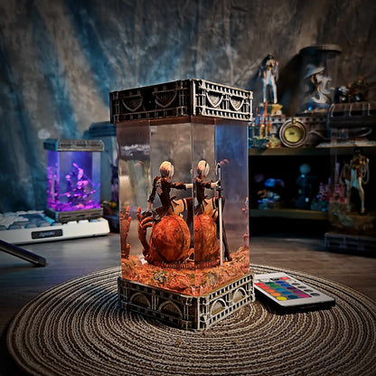 Combat Maiden Android Resin Lamp V3