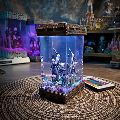 Android Combatant Diorama Resin Lamp
