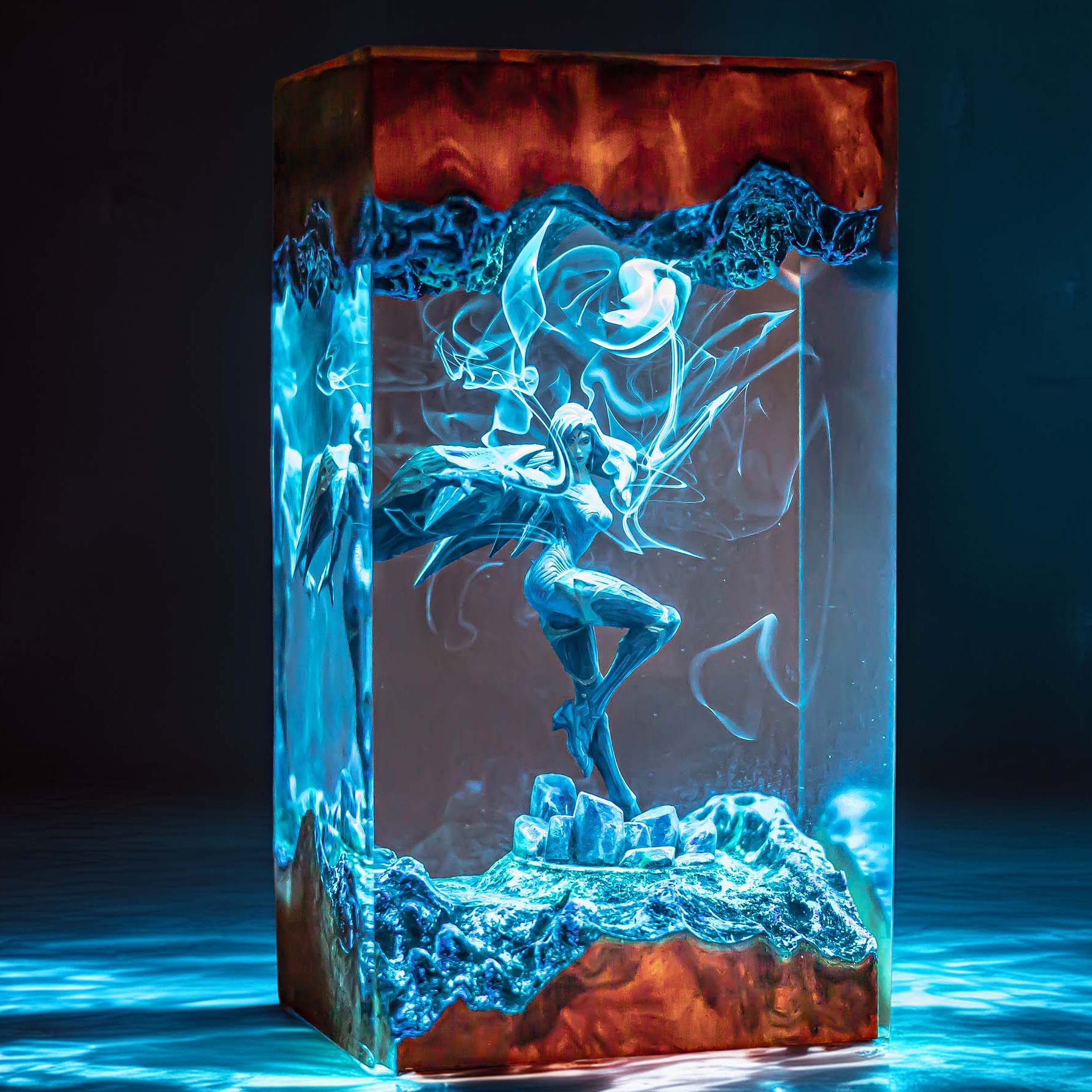 Void Lurker Marksman Resin Lamp