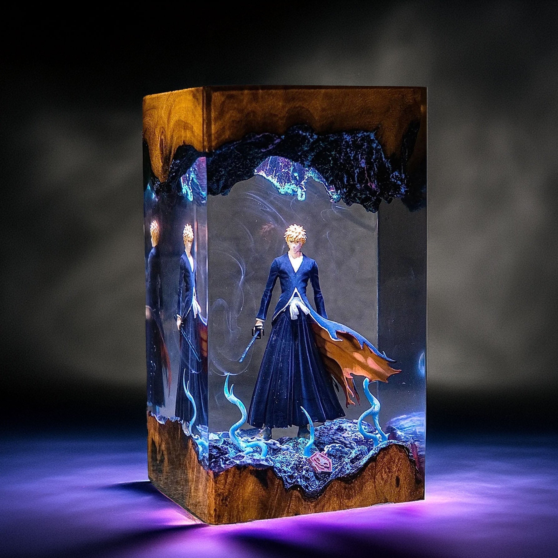 Orange Hair Soul Reaper Resin Lamp