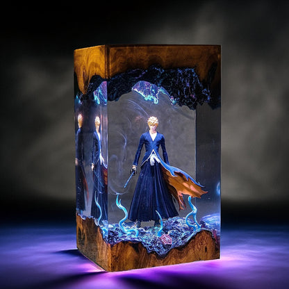 Orange Hair Soul Reaper Resin Lamp