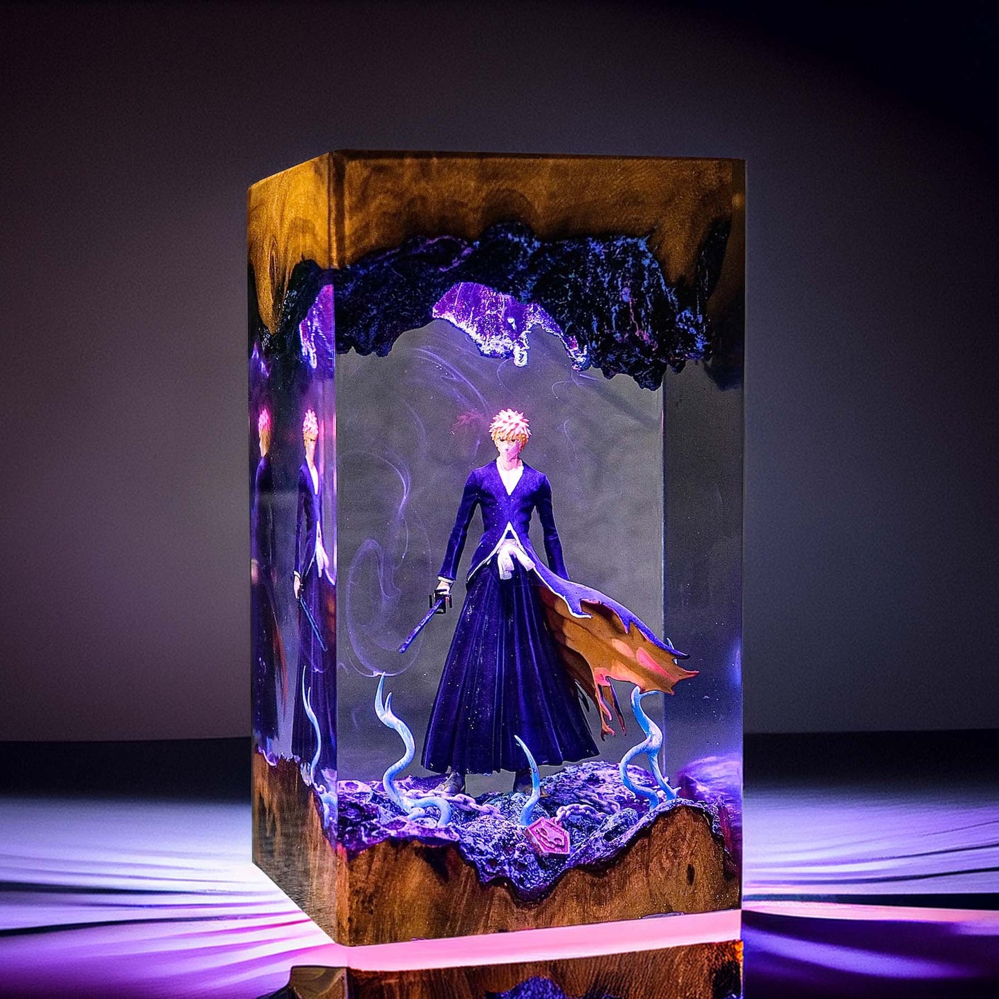 Orange Hair Soul Reaper Resin Lamp