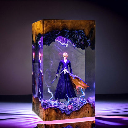 Orange Hair Soul Reaper Resin Lamp