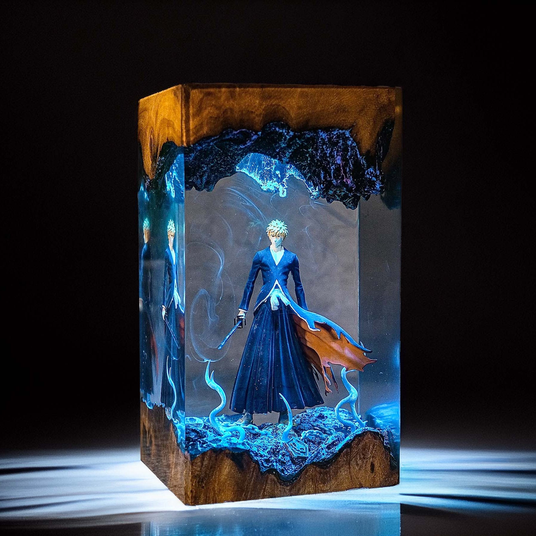 Orange Hair Soul Reaper Resin Lamp