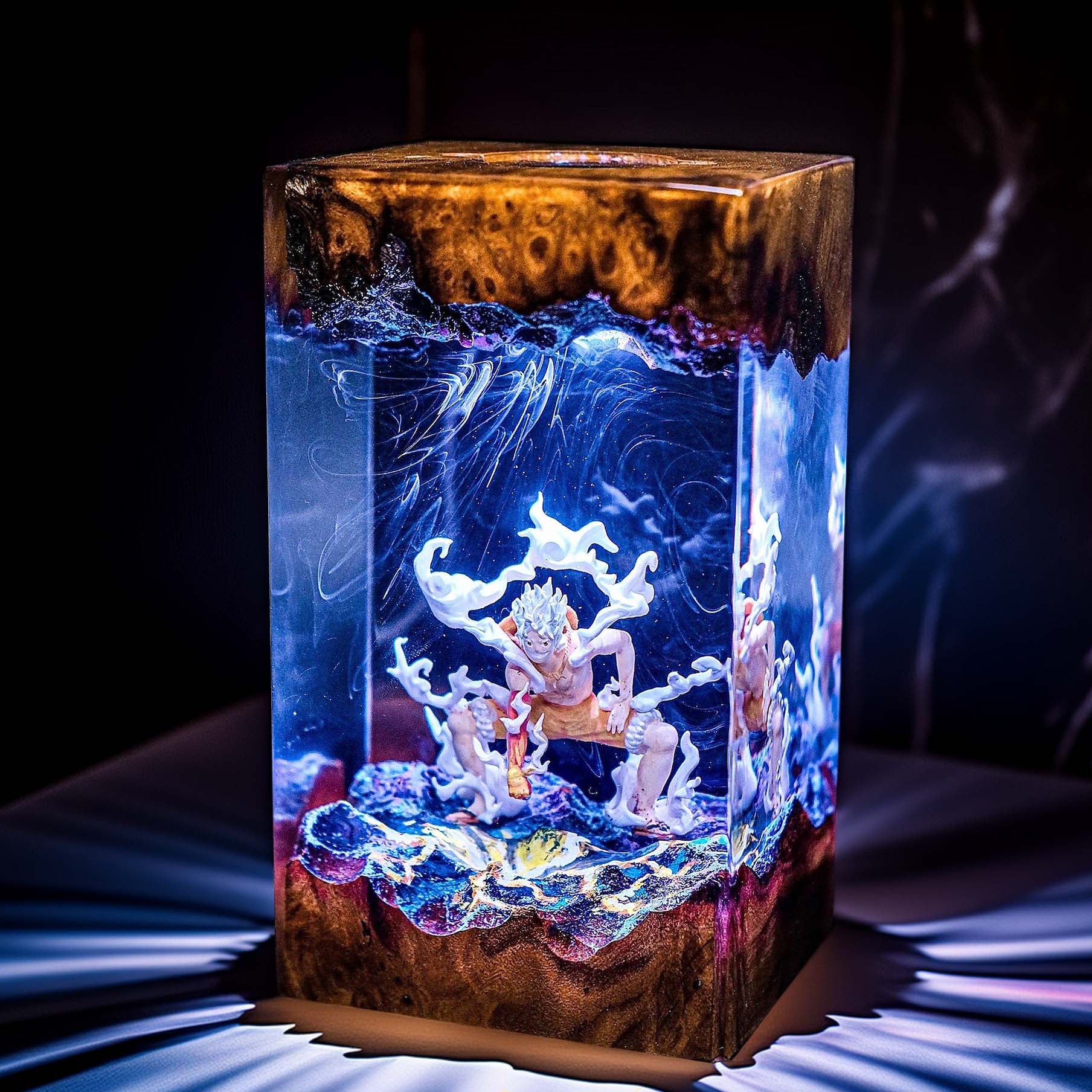 Rubber Pirate Awakened Resin Lamp 01