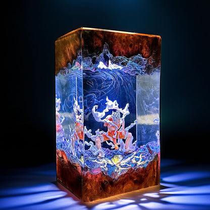 Rubber Pirate Awakened Resin Lamp 01