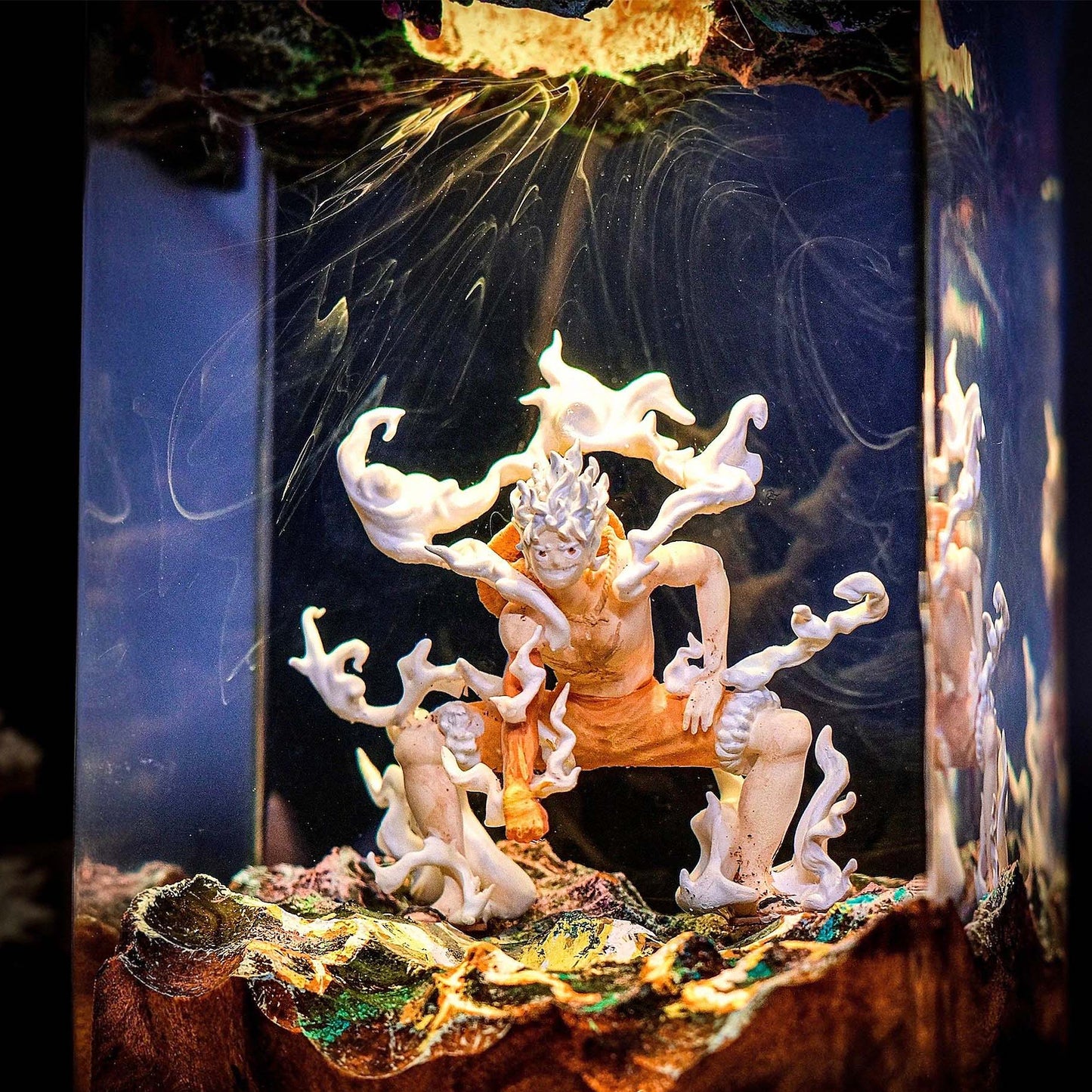 Rubber Pirate Awakened Resin Lamp 01