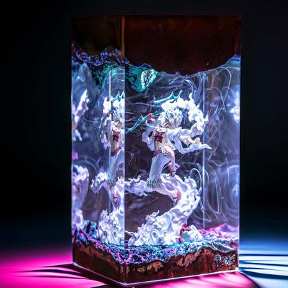 Rubber Pirate Awakened Resin Lamp 02