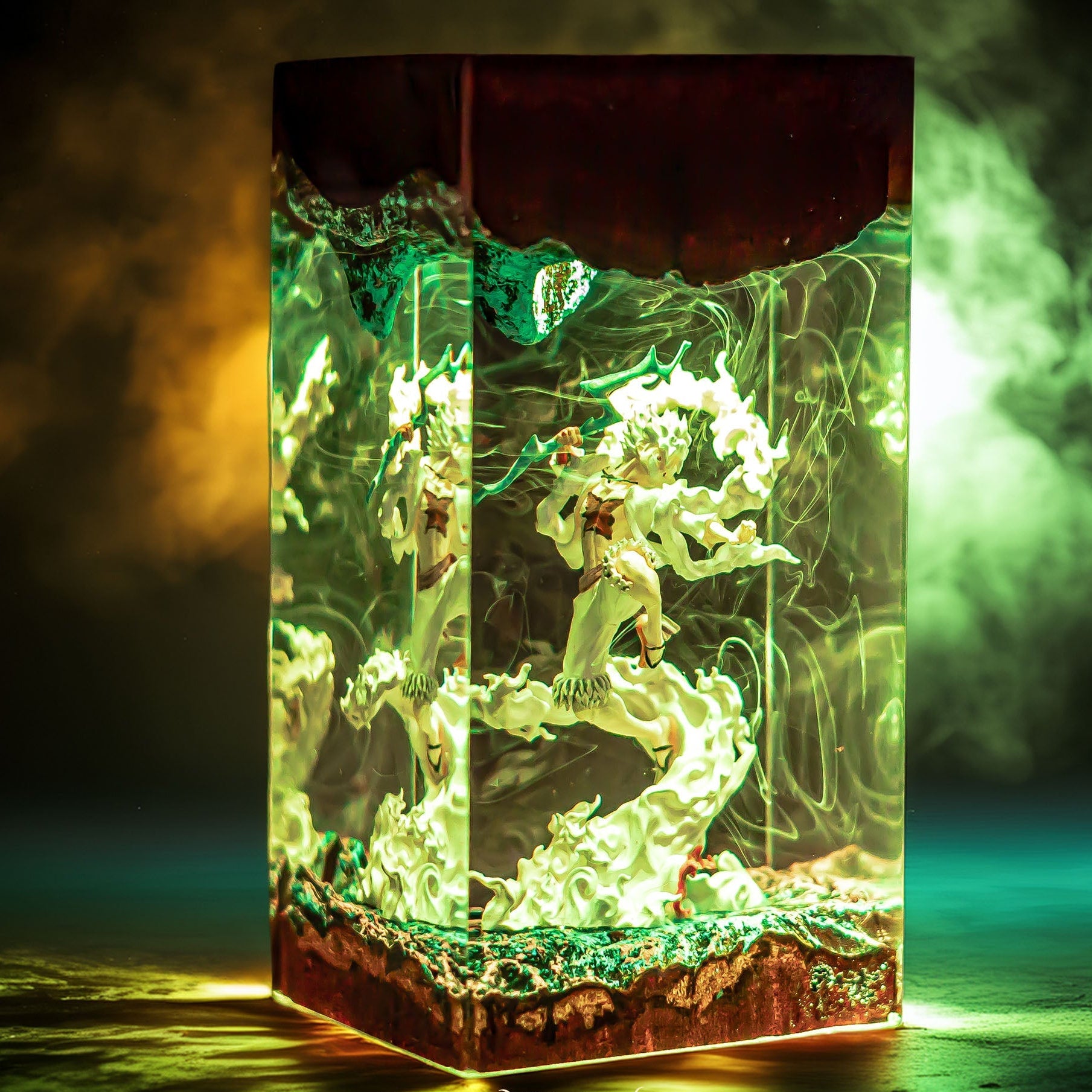 Rubber Pirate Awakened Resin Lamp 02