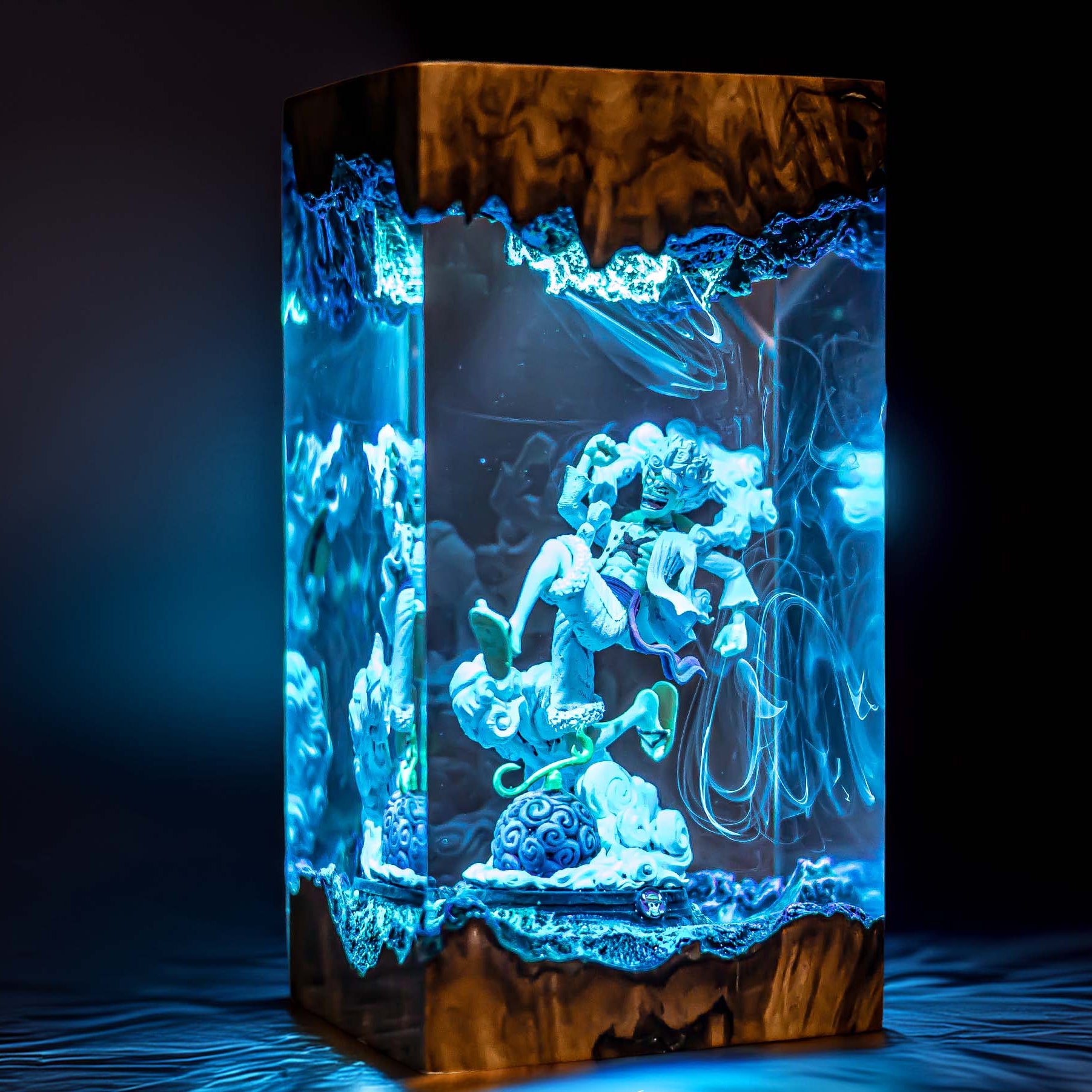 Rubber Pirate Awakened Resin Lamp 03