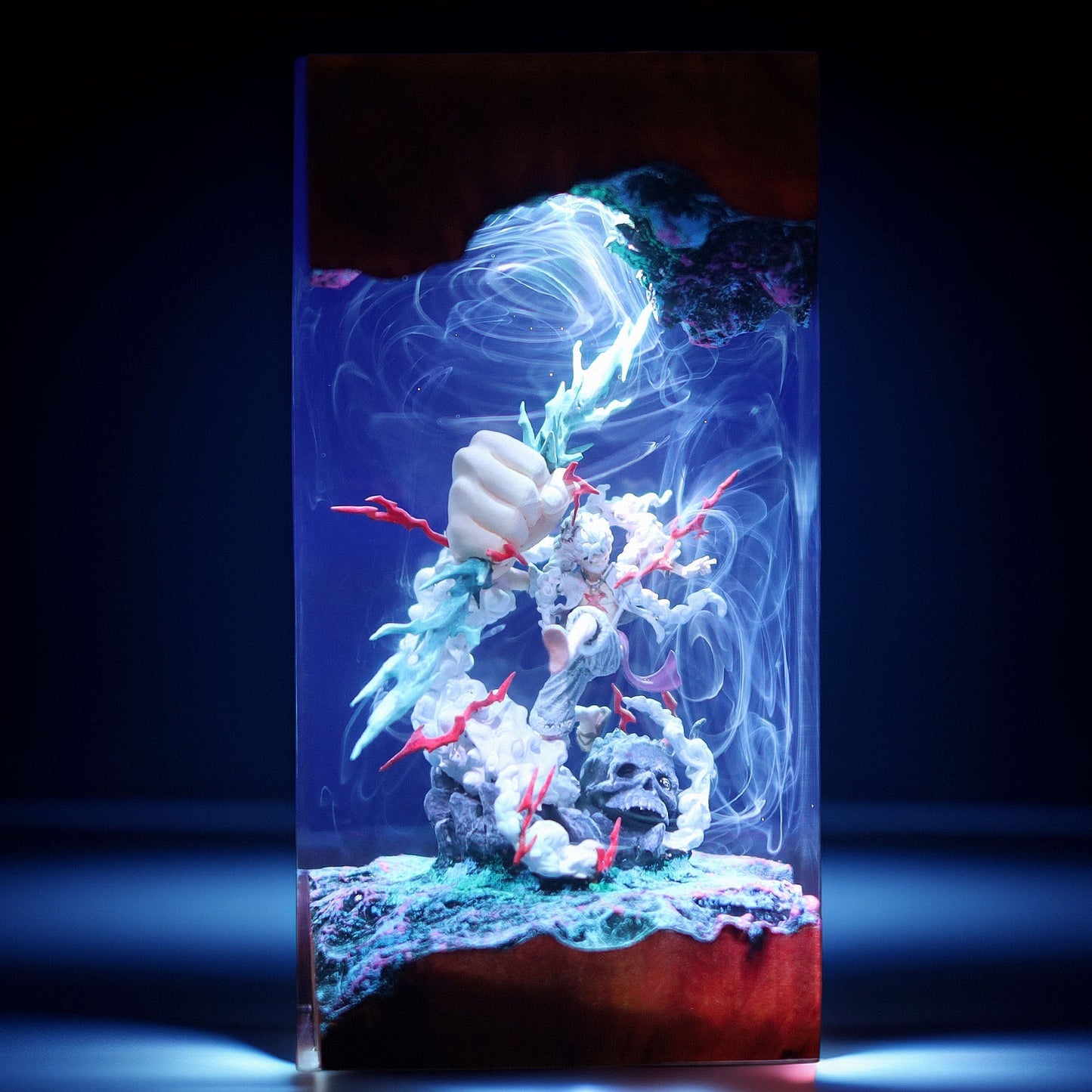 Rubber Pirate Awakened Resin Lamp 04