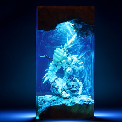 Rubber Pirate Awakened Resin Lamp 04