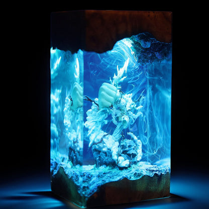 Rubber Pirate Awakened Resin Lamp 04