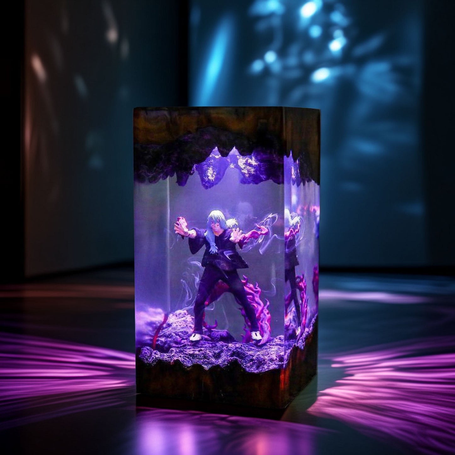 Patchwork Soul Demon Resin Lamp