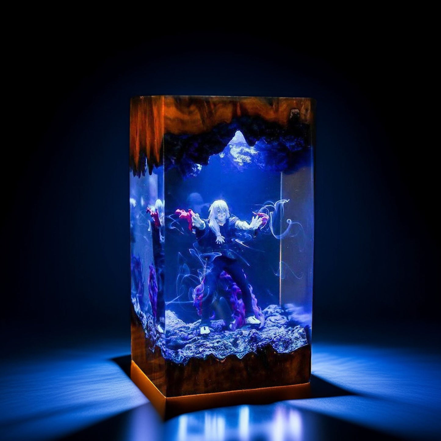 Patchwork Soul Demon Resin Lamp