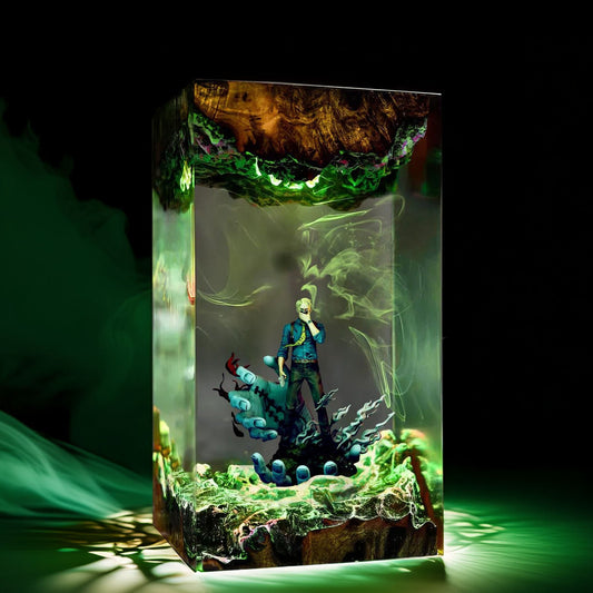 Office Sorcerer Mentor Resin Lamp